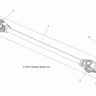 SPORTSMAN FOREST 850 - A12ZN8EFK Drive train, prop shaft, front