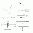 SPORTSMAN TOURING EPS 850 - A12DN8EAF/EAH/EAR Body, mirrors and handwarmers