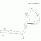 SPORTSMAN FOREST TRACTOR 500 - A12MN50ET/EX Body, backrest