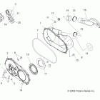 TRAIL BLAZER 330 INTL - A12NA32FA Крышка картера