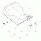 SPORTSMAN TOURING EPS 850 - A12DN8EAF/EAH/EAR Body, seat, operator