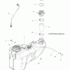 SPORTSMAN TOURING EPS 850 - A12DN8EAF/EAH/EAR Топливный бак