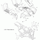 TRAIL BOSS 330 INTL - A12EA32FA Переднее  и занее крыло