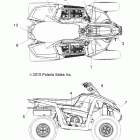 TRAIL BLAZER 330 - A11NA32AA Наклейки