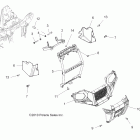 HAWKEYE 400 HO 2X4 - A11MB46FZ Корпус, передний бампер и крепления