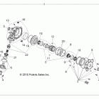 SCRAMBLER 500 4X4 - A11NG50AA Передний редуктор