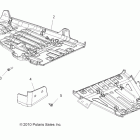 SPORTSMAN FOREST 850 - A11ZX85FF Body, skid plates