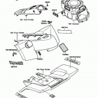 Tecate 4 (KXF250-A1) Наклейки предупреждения