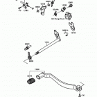Mojave 250 (KSF250-A1) Механизм переключения передач