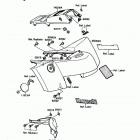 Tecate 4 (KXF250-A1) Переднее крыло(ья)