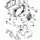 Mojave 250 (KSF250-A1) Радиатор