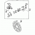 Tecate 4 (KXF250-A1) Передний тормоз