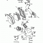 Mojave 250 (KSF250-A1) Воздухозаборник