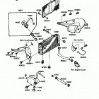Tecate 4 (KXF250-A1) Радиатор