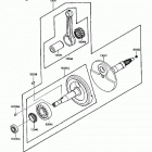 Bayou 185 (KLF185-A2) Коленвал