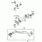 Tecate 4 (KXF250-A1) Механизм переключения передач