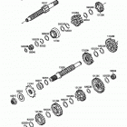 Mojave 250 (KSF250-A1) Трансмиссия