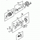 Mojave 250 (KSF250-A1) Масляный и водяной насос. фильтр масленый