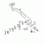 Mojave 250 (KSF250-A1) Педаль тормоза