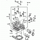 Mojave 250 (KSF250-A1) Головка цилиндра