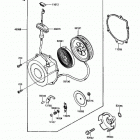 Bayou 185 (KLF185-A2) Ручной стартер