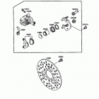 Mojave 250 (KSF250-A1) Передний тормоз