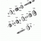 Bayou 185 (KLF185-A2) Трансмиссия