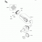 Mule 610 4x4 XC (KAF400-DDF) Crankshaft  /  piston(s)