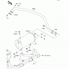 Mule 600 (KAF400-BEF) Глушитель