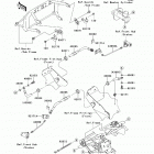 Mule 600 (KAF400-BEF) Передние тормозные трубопроводы