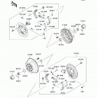 Mule 600 (KAF400-BEF) Rear hubs  /  brakes