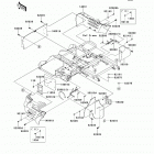 Mule 610 4x4 XC Camo (KAF400-EEF) Детали рамы (зад.)