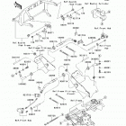 Mule 610 4x4 XC Camo (KAF400-EEF) Передние тормозные трубопроводы