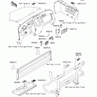 Mule 610 4x4 XC Camo (KAF400-EEF) Наклейки предупреждения