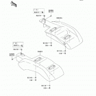 Mule 600 (KAF400-BEF) Заднее крыло