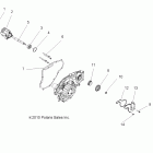 R11XY76FX RANGER RZR 4 INTL Engine, oil pump and water pump