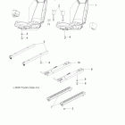 RANGER RZR 170 - R12VA17AA/AC Body, seat, mounting and belts