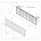 RANGER 500 4X4 - R12RH50AG/AH/AR/AZ Body, tailgate asm.