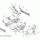 RANGER RZR 4 XP 900 - R12XT87AA/9EAS Body, floor and rocker panels