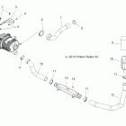RANGER 900 DIESEL - R12TH90DG Engine, air intake ducting