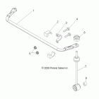 RANGER XP 800 - R12TH76/TH7E/TX7E Suspension, rear stabilizer bar