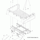 R11RH50AG/AH/AR RANGER 4X4 500 EFI Body, box mounting