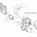 R11VM76FX RANGER RZR  S EPS INTL Drive train, gearcase, differential mounting