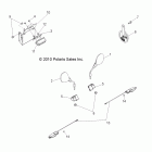 R11VM76FX RANGER RZR  S EPS INTL Electrical, turn signals, horn and mirrors