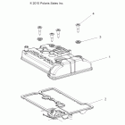 RANGER RZR 4 XP 900 - R12XT87AA/9EAS Engine, valve cover