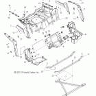 R11VM76FX RANGER RZR  S EPS INTL Body, rear rack and fenders