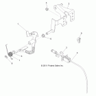 RANGER RZR 4 XP 900 - R12XT87AA/9EAS Engine, throttle pedal