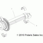 RANGER RZR 4 XP 900 - R12XT87AA/9EAS Engine, balancer