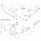 R11VM76FX RANGER RZR  S EPS INTL Engine, exhaust system