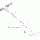 RANGER RZR 4 XP 900 - R12XT87AA/9EAS Body, grab bar, passenger